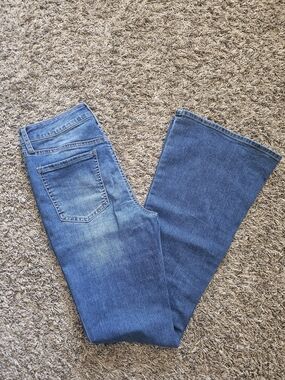 SO Women's Blue Flare Jeans